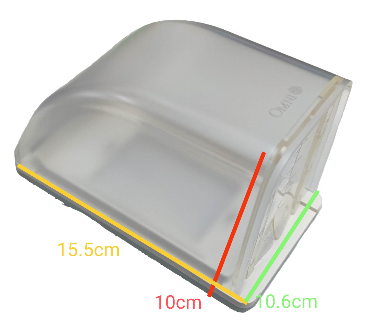 Omni WPP-605 weather proof cover designed to protect electrical outlets from the elements