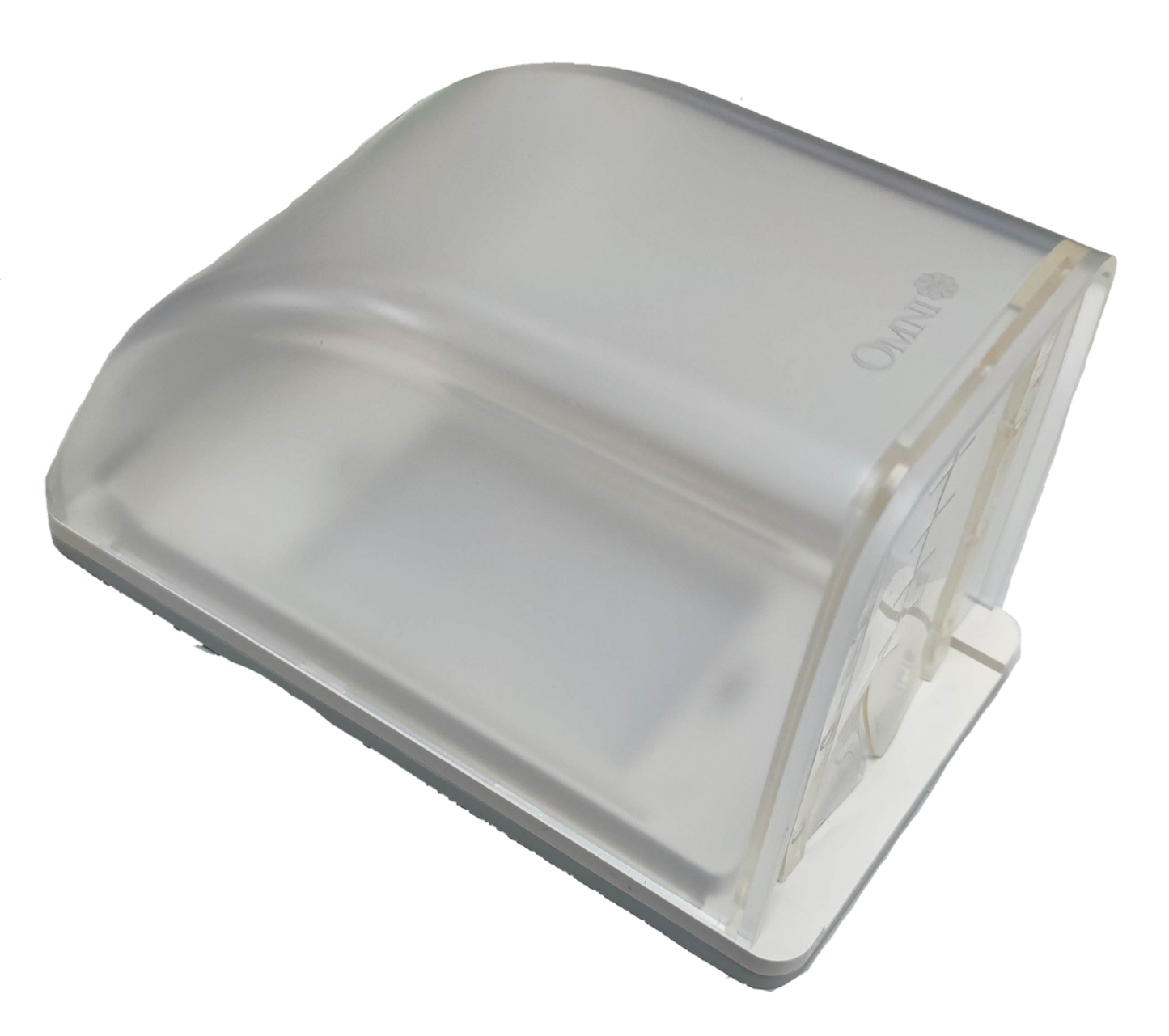 Omni WPP-605 weather proof cover designed to protect outdoor electrical outlets from moisture and elements
