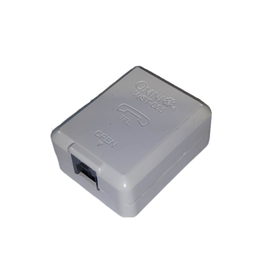 Omni WST-005 telephone outlet wall box for easy installation of telephone wiring