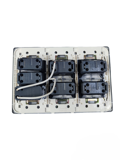 Omni 1 Way 1 Device with 500W Dimmer Switch showing back wiring and switch mechanism