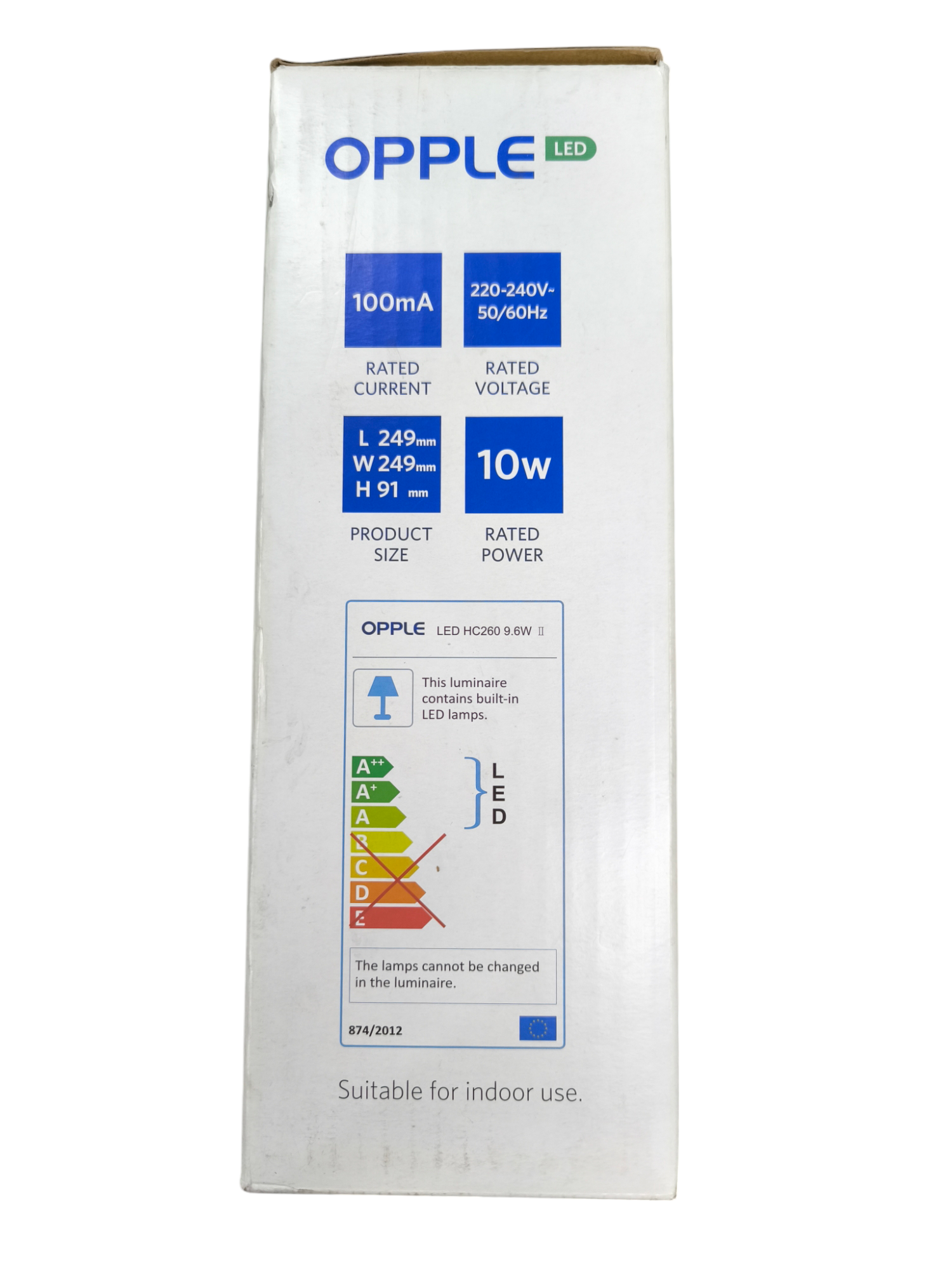 Opple 10W Ceiling Light 220V 6500K energy efficient LED ceiling light suitable for indoor use