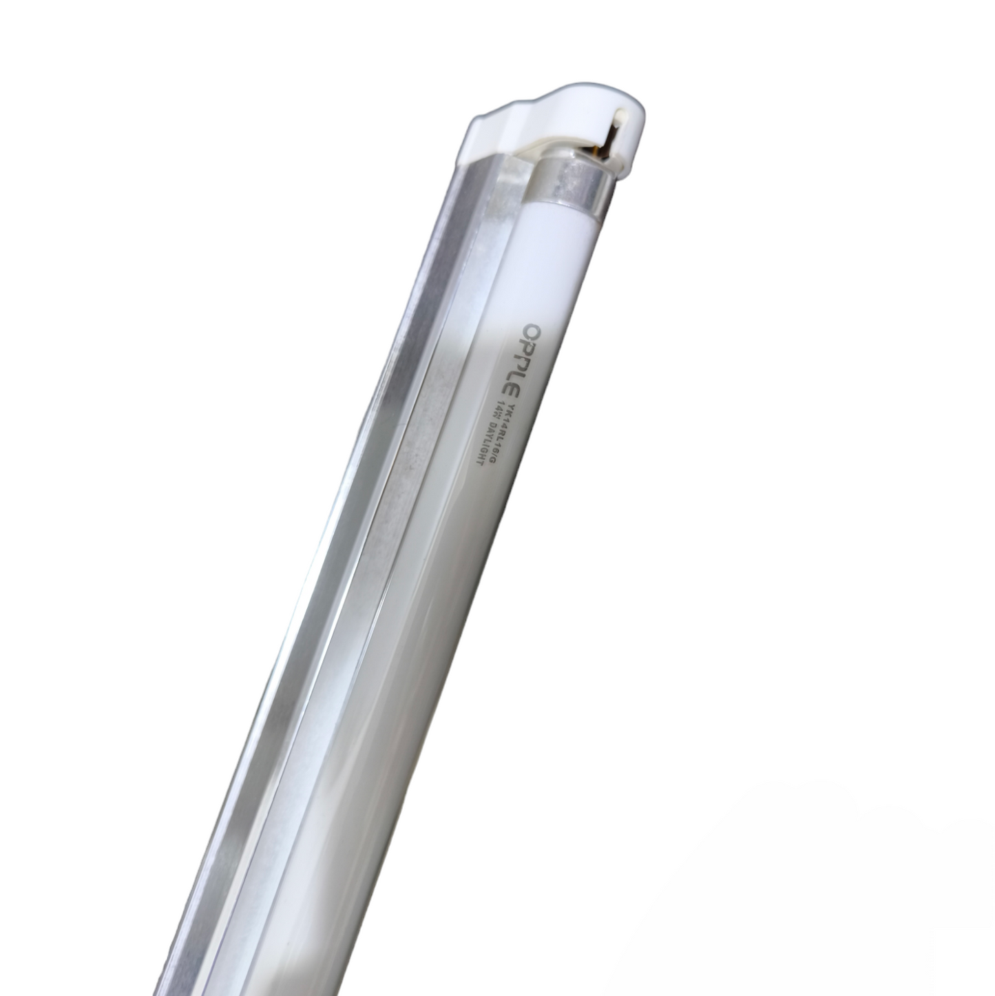 Opple 14W T5 fluorescent tube with a sleek design for bright, energy-efficient lighting