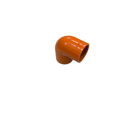 Undex orange pipe elbow fitting for pipes and hoses accessories