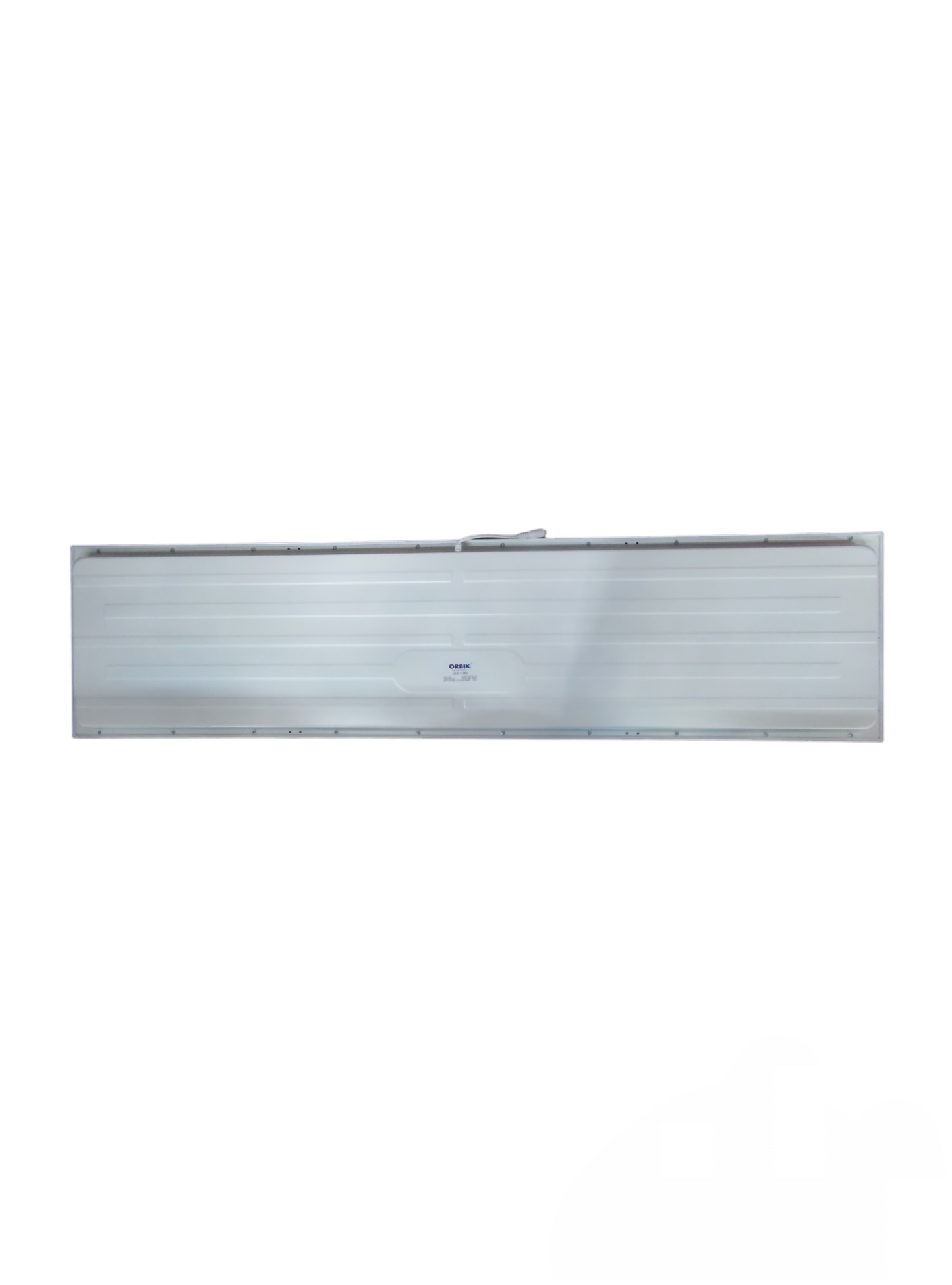 Orbik 36W LED panel light slim rectangular ceiling light fixture in silver finish