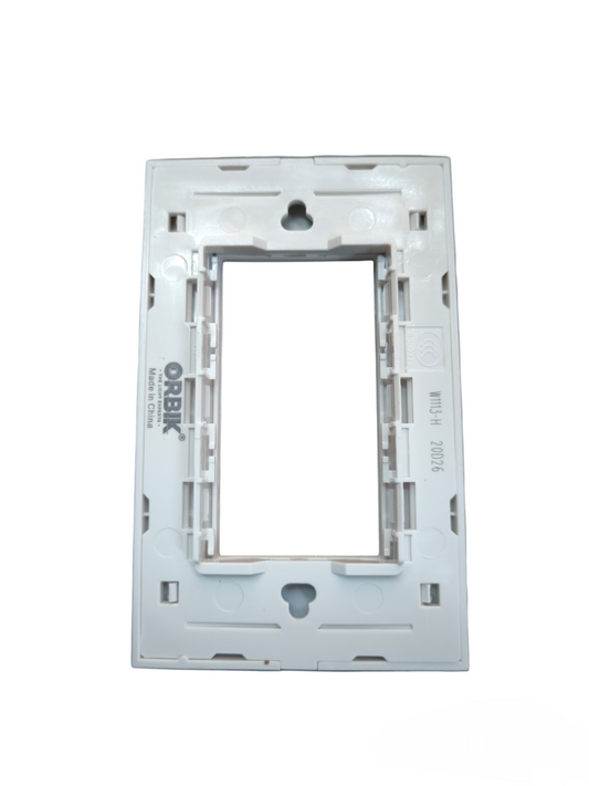 T&J wide series plate cover white for power points switches and plugs