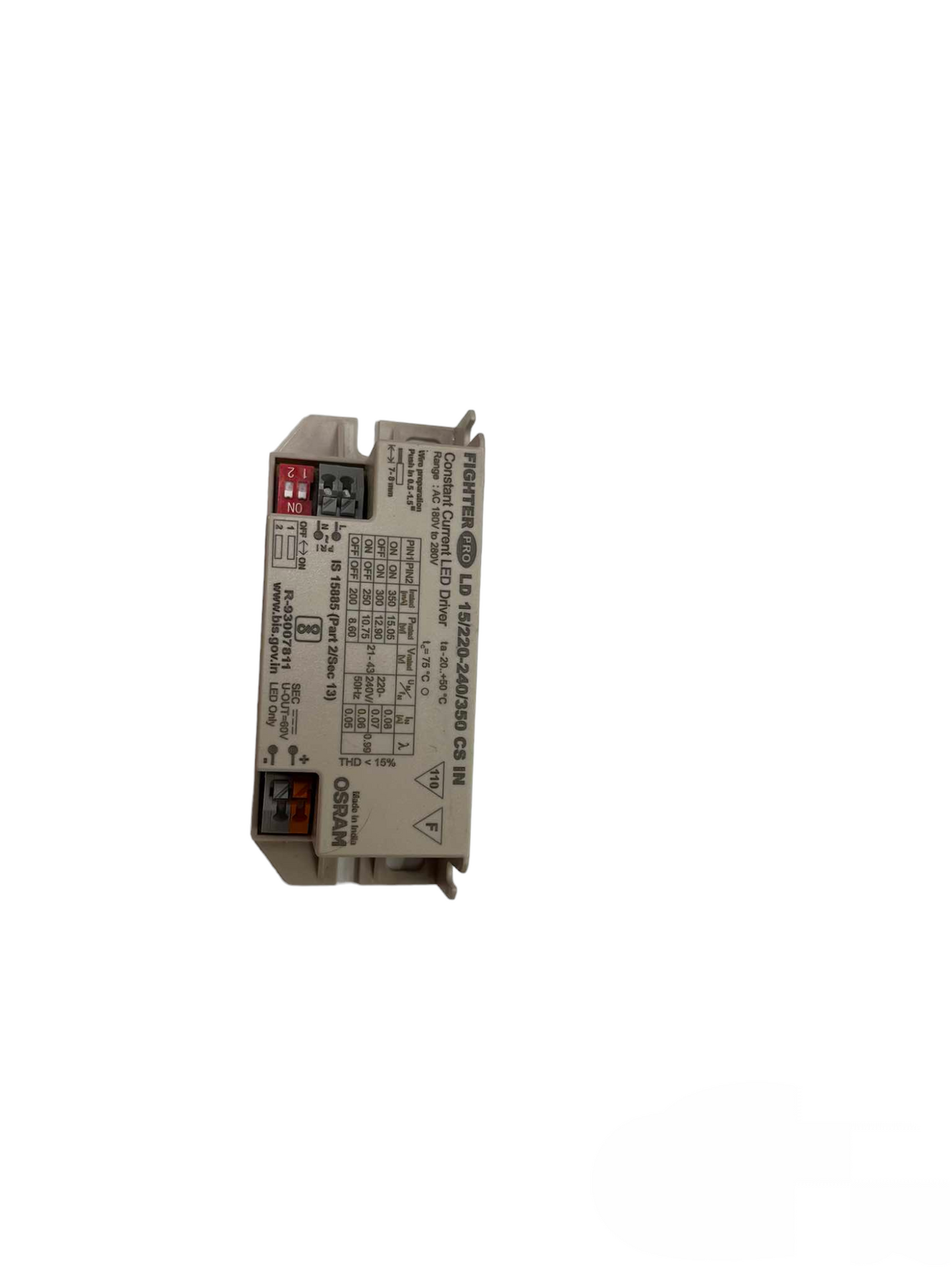 Osram LED driver 21-43V DC 350mA power supply for LED lighting systems