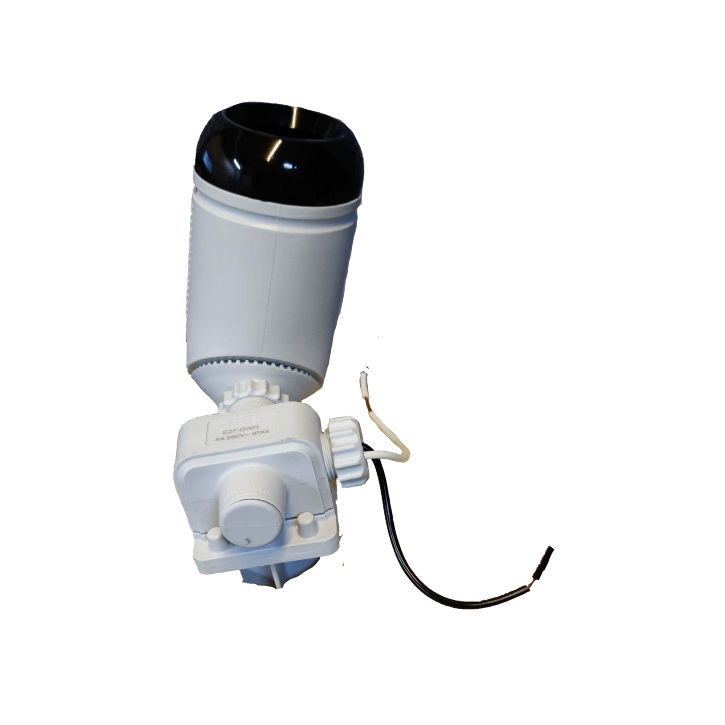 Omni outdoor waterproof lamp holder E27 4A 250V for durable outdoor lighting solutions