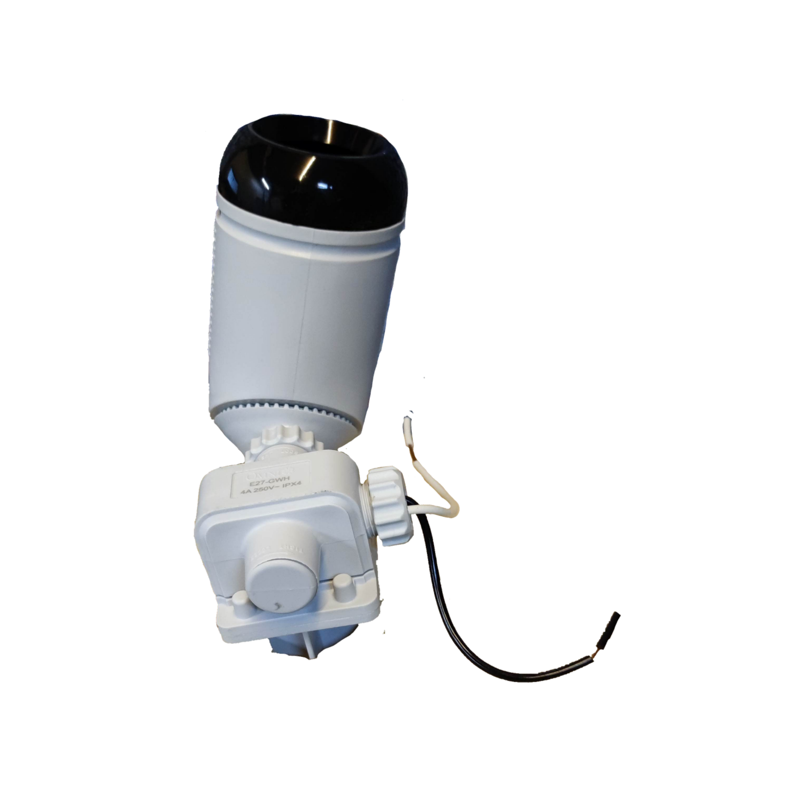 Omni outdoor waterproof lamp holder E27 4A 250V for durable outdoor lighting solutions