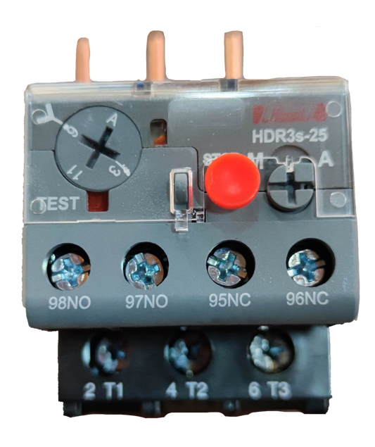 Himel Overload Relay 9-13A HDR3s2513 with adjustable dial and red reset button for power control