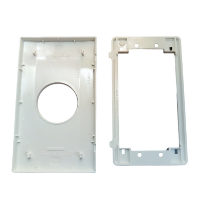 Panasonic 1 gang plate cover white plastic components for power points switches and plugs