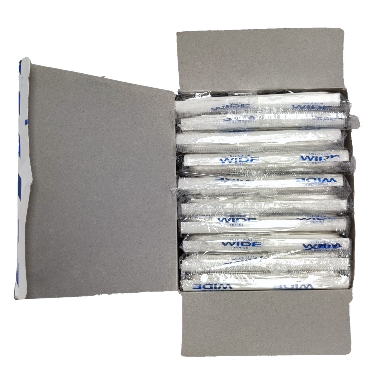 Panasonic white switch faceplates open box showing 1 Gang Plate Wide Series 10PCS wrapped in plastic