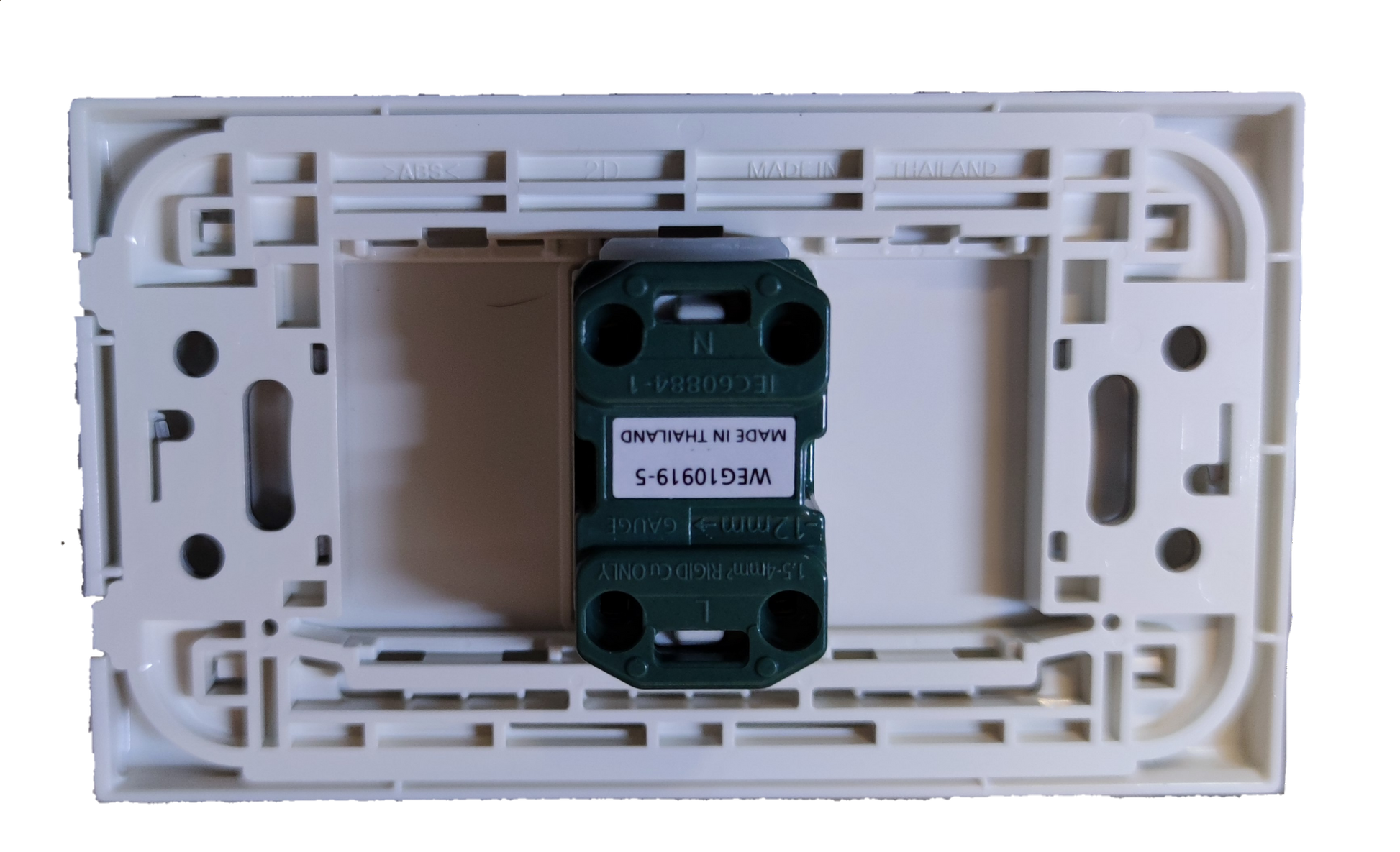 Panasonic 1 gang universal outlet designed for versatile electrical connections and easy installation