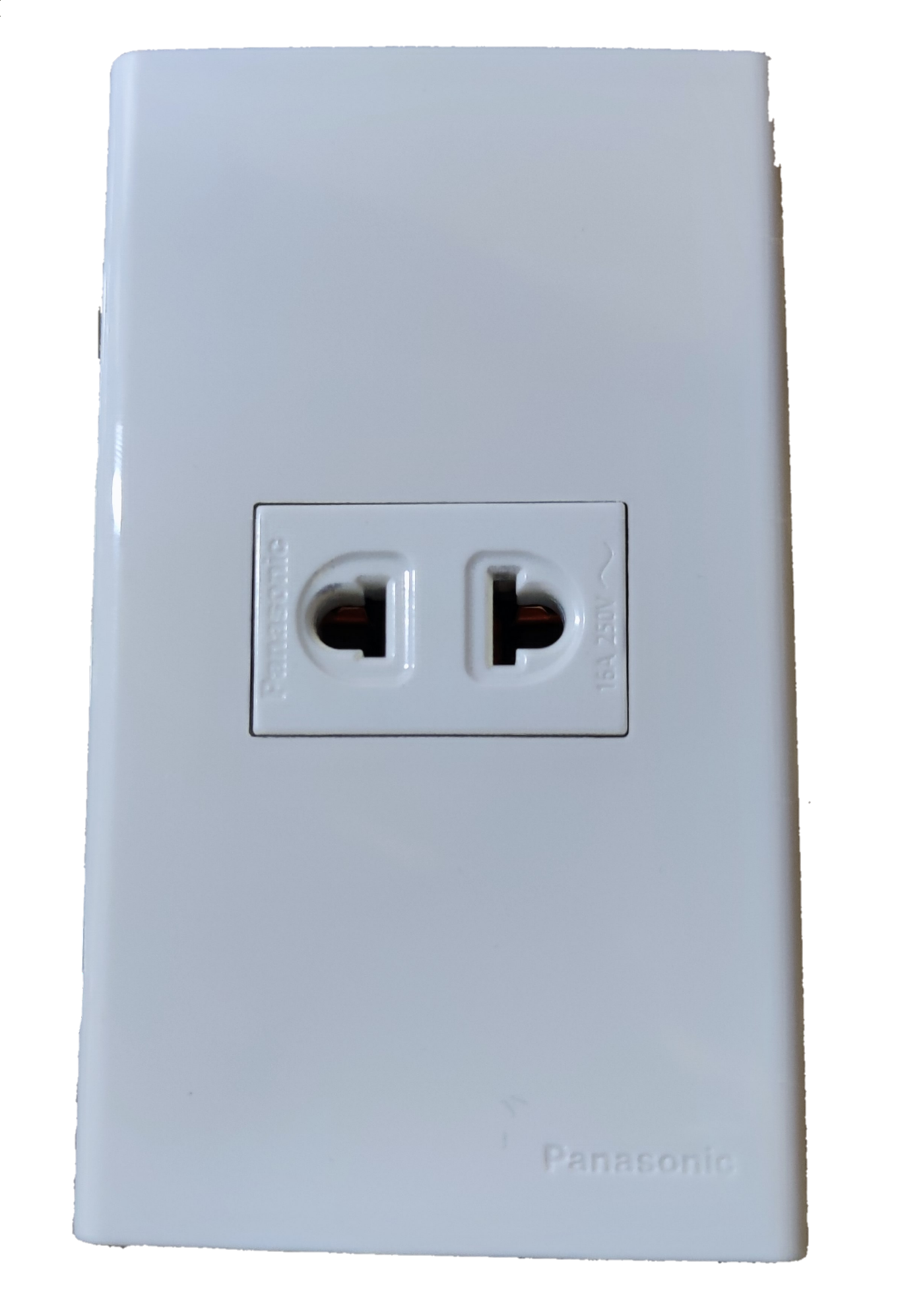Panasonic 1 gang universal outlet for versatile power access in home or office settings