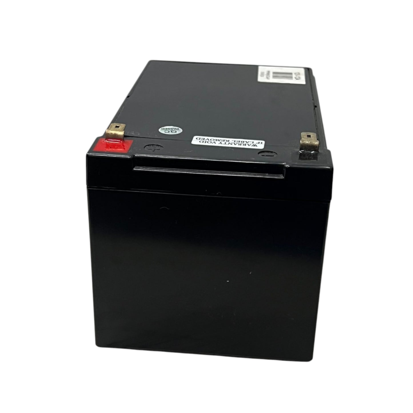 12V 12Ah Lead Acid Battery in black casing with red and black terminal posts from China