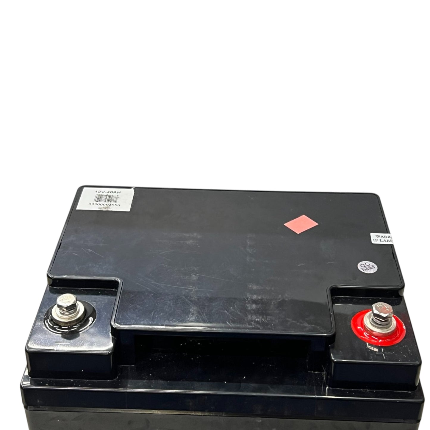 12V 40Ah Lead Acid Battery black sealed deep cycle battery with top terminals red positive from China