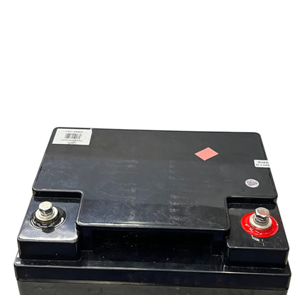 12V 40Ah Lead Acid Battery black sealed deep cycle battery with top terminals red positive from China