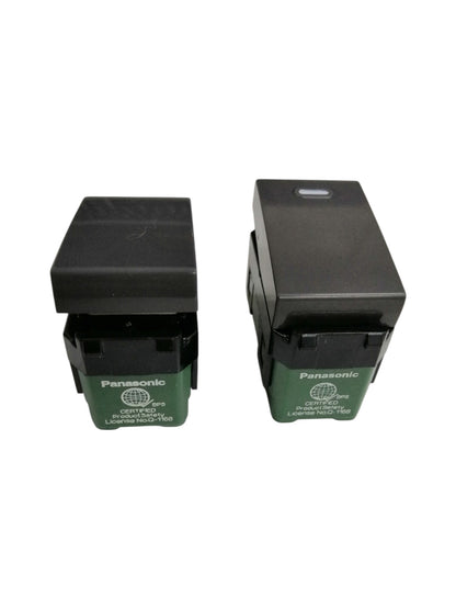 Panasonic 16A 250V metallic gray wall switch for convenient and reliable electrical control