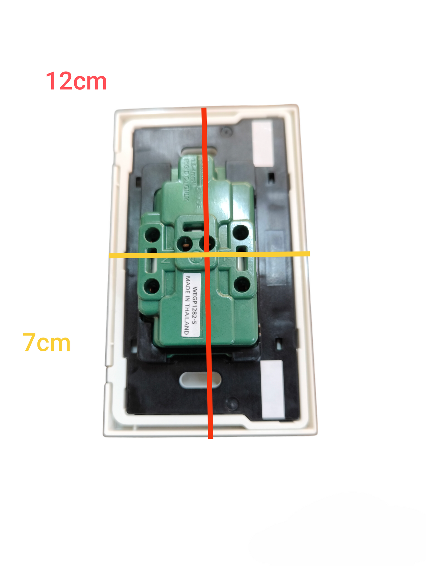Panasonic 16A Duplex Universal Outlet 250V with a sleek design for versatile electrical connections