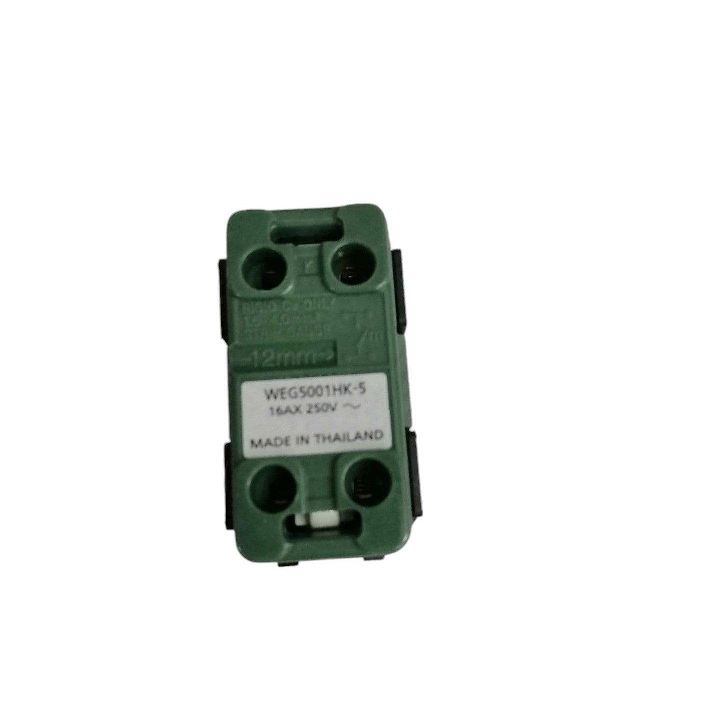Panasonic 1Way Switch 16A 250V Gray electrical component with label and mounting holes