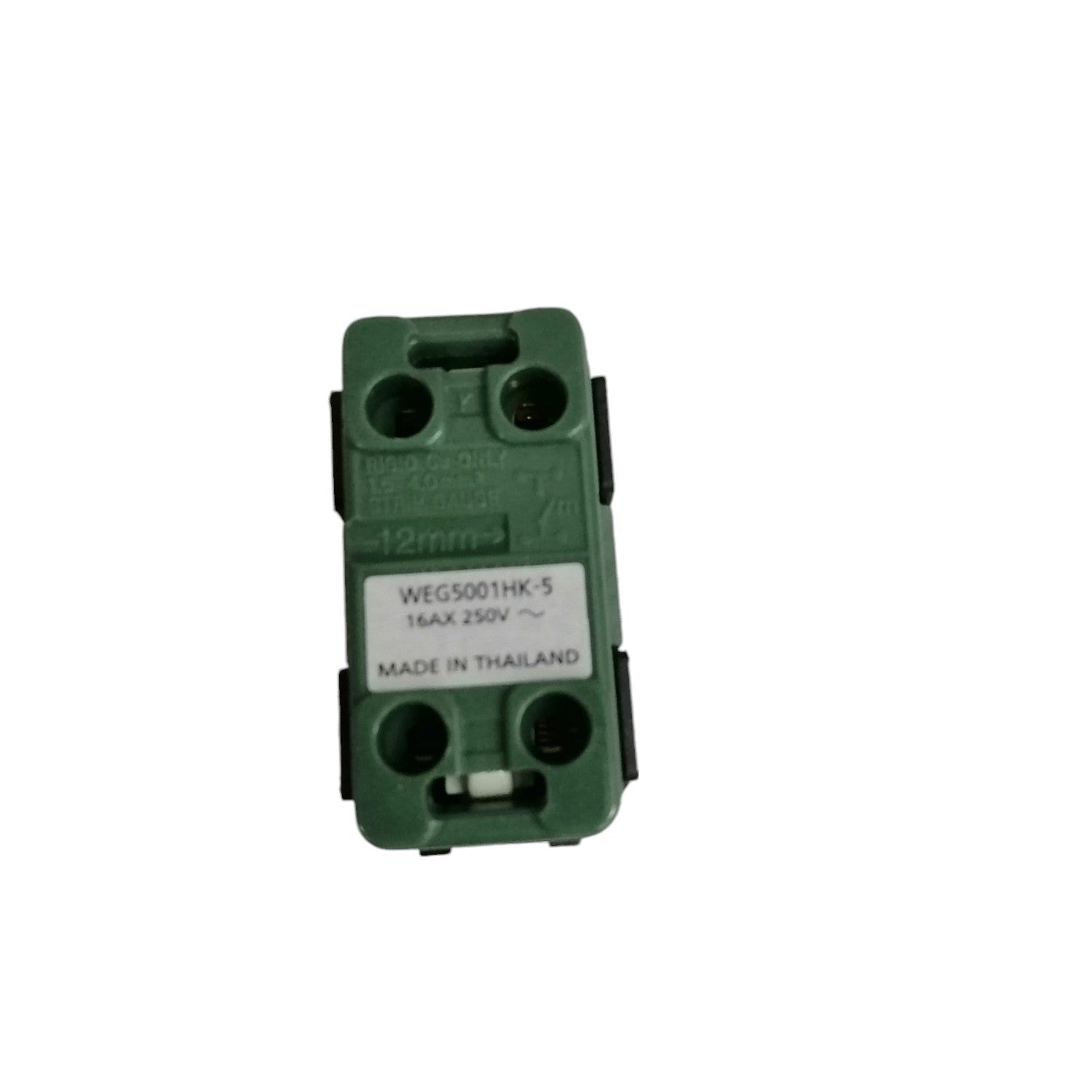 Panasonic 1Way Switch 16A 250V Gray electrical component with label and mounting holes