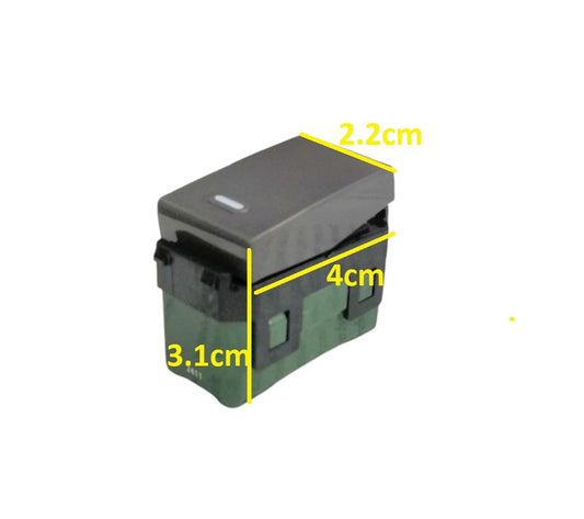 Panasonic 1Way Switch 16A 250V Gray with compact dimensions for electrical installations