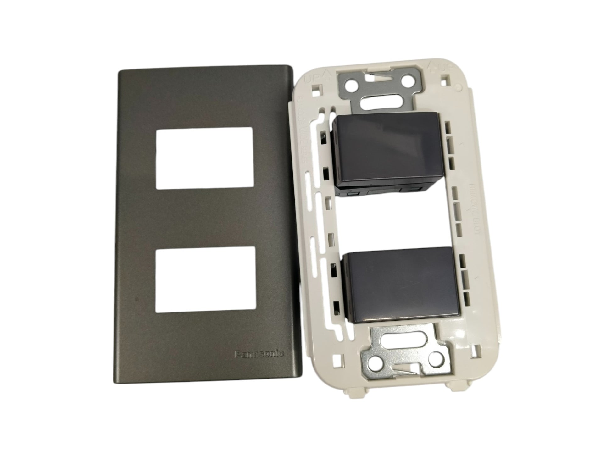 Panasonic 2 gang switch 4 way 16A 250V with sleek design for efficient control of electrical circuits