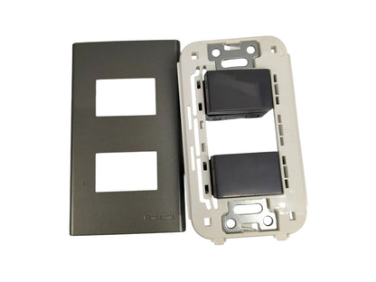 Panasonic 2 gang switch 4 way 16A 250V with sleek design for efficient control of electrical circuits