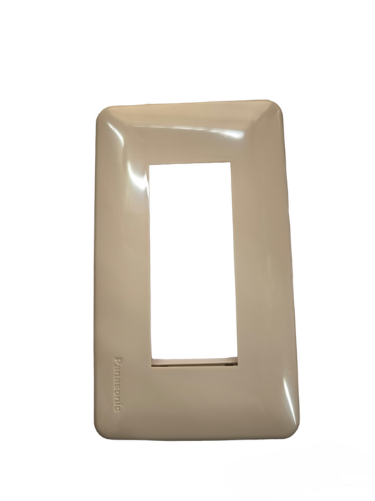 Panasonic 3 Gang Plate Cover in beige for power points switches and plugs