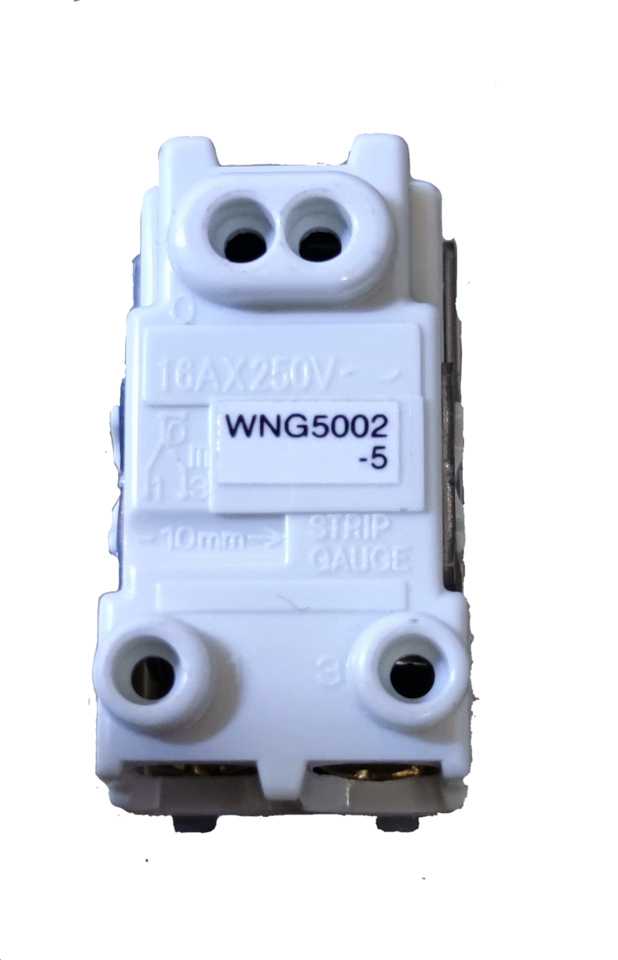 Panasonic 3 Way Switch Classic Series WNG5002-5 white electrical switch component for power points