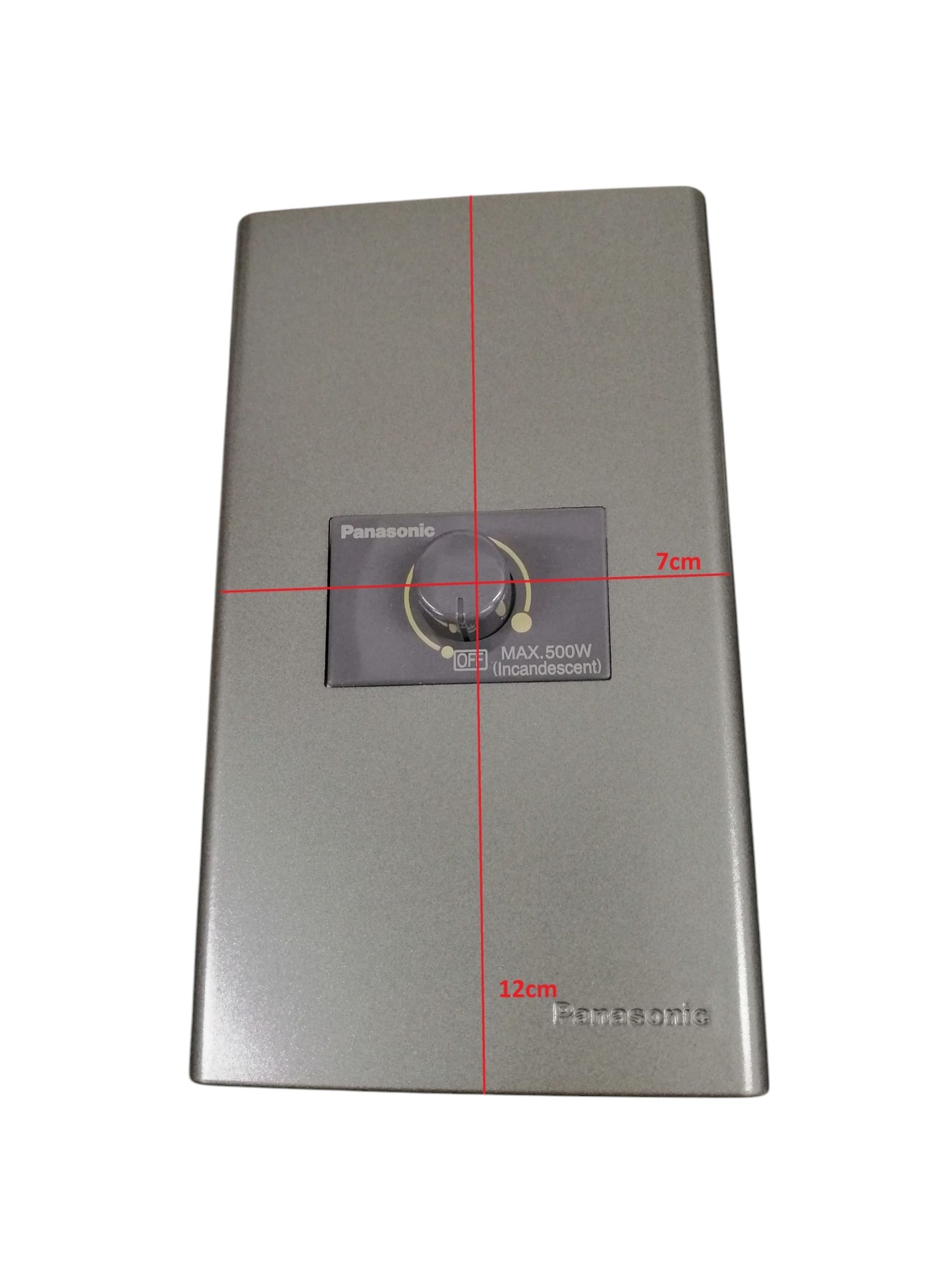 Panasonic 500W dimmer switch 220v with a sleek design featuring a clear control dial