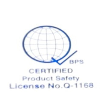 Panasonic 500W dimmer switch 220v certification logo indicating product safety compliance