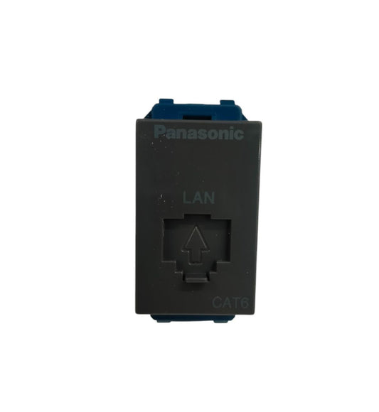 Panasonic Powerline Network Adapter with CAT6 Data Modular Box Rj45 for high-speed internet connection