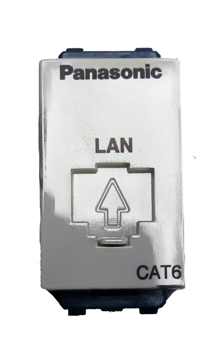 Panasonic CAT6 Data Outlet LAN electrical circuitry component for network connectivity