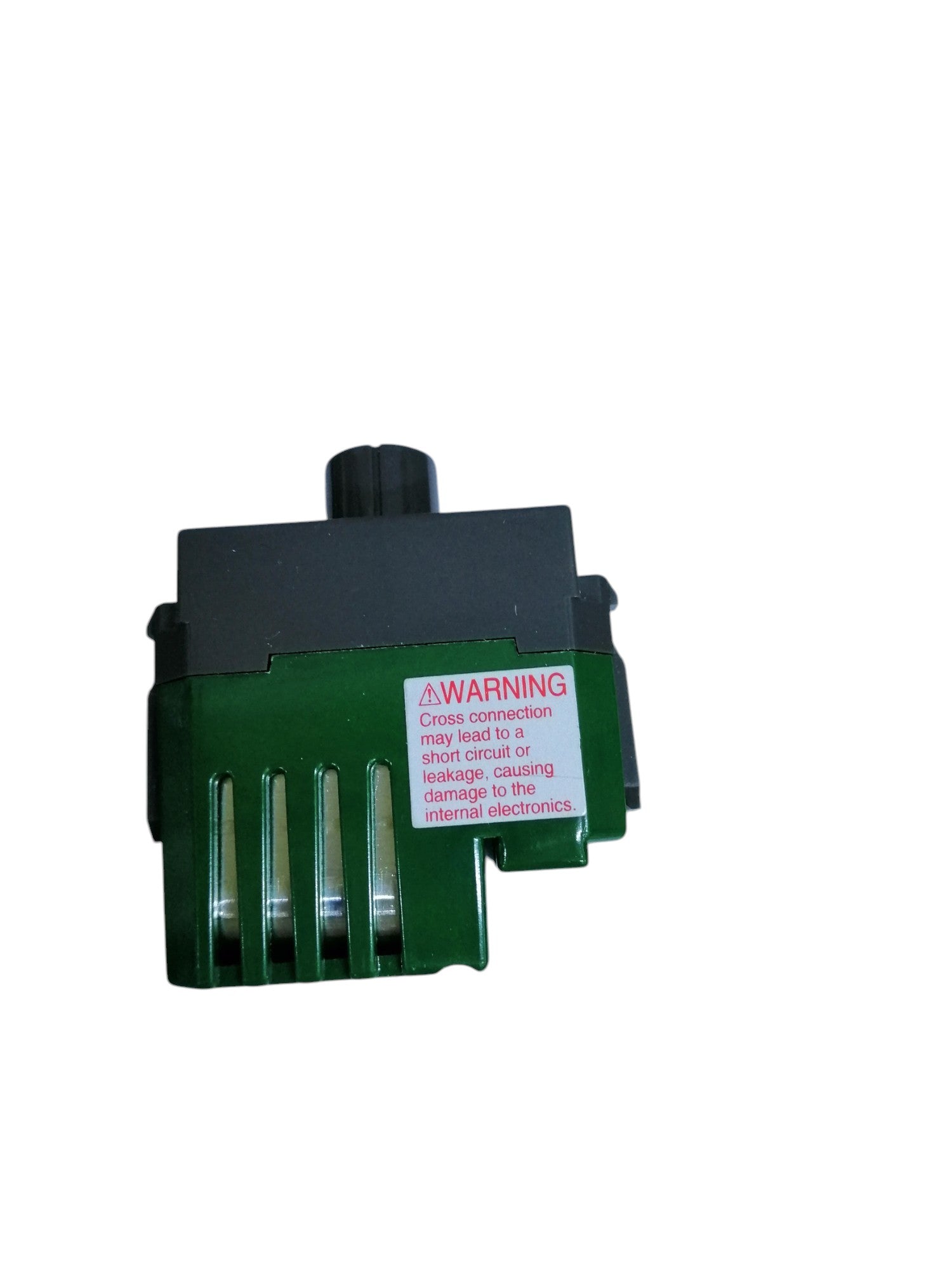 Panasonic Dimmer Switch component with warning label for safe lighting installation