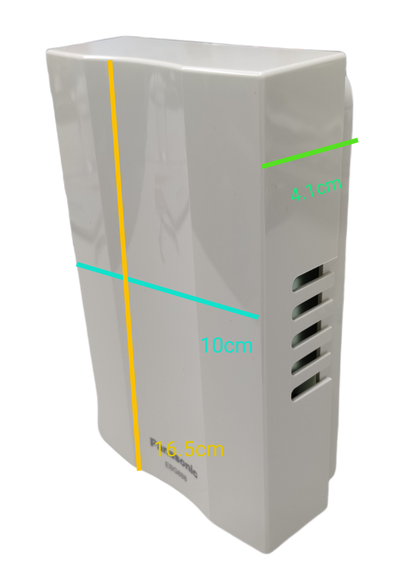 Panasonic white door bell 220V ding dong sound with compact rectangular design and vent slots