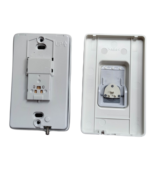 Panasonic Door Bell Switch Weatherproof EGG331 white plastic back cover and internal components