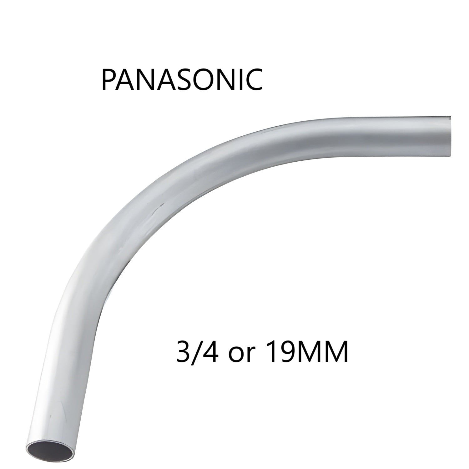 Panasonic EMT Elbow 19mm Long Elbow for smooth tubing connections in electrical applications