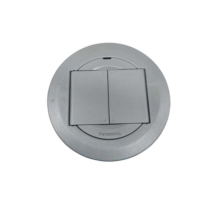 Panasonic floor outlet 2 gang GRAY 220V 16A designed for durable and convenient power access