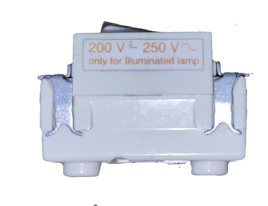 Panasonic illuminated switch 16A for easy control of illuminated lamps in various settings