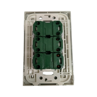 Panasonic metallic gray power socket 16A 250V with multiple outlets for versatile power access