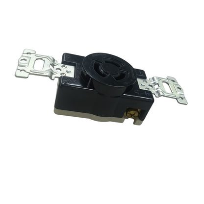 Panasonic 15A twist lock outlet black industrial locking receptacle for secure power connections