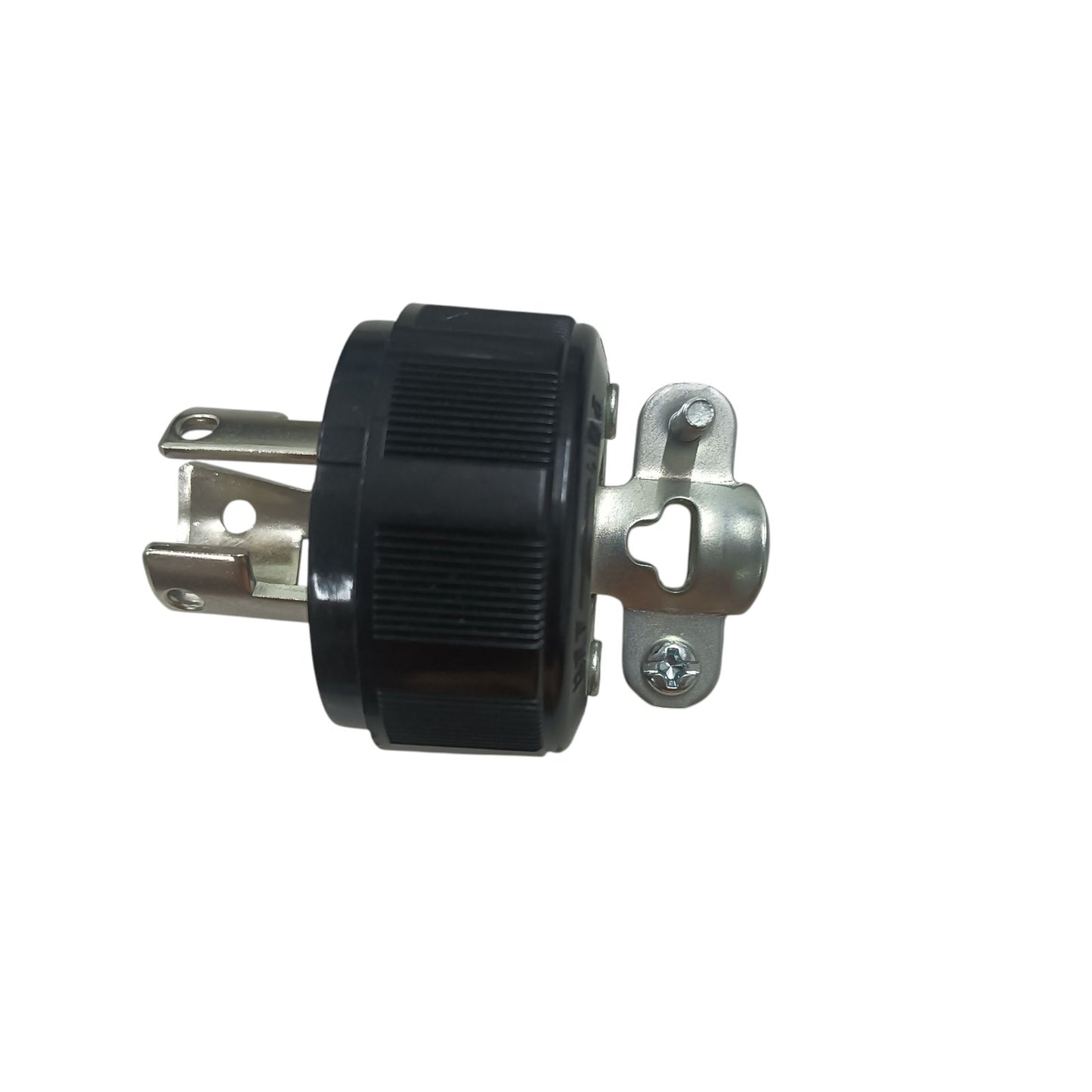 Panasonic 15A twist lock outlet black locking receptacle with metal mounting bracket for secure connections
