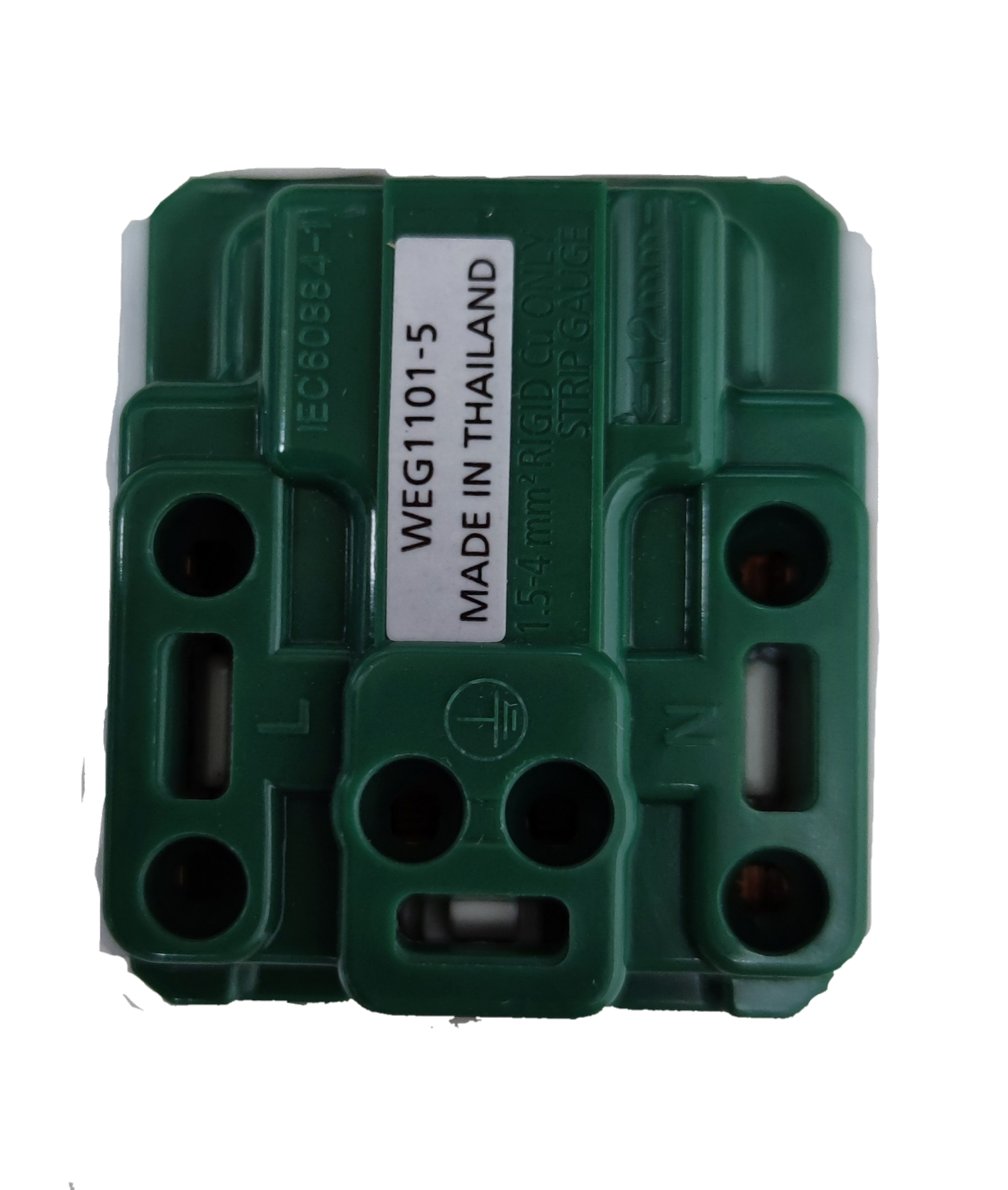 Panasonic Receptacle Quick Connect Terminal 20A green electrical component made in Thailand