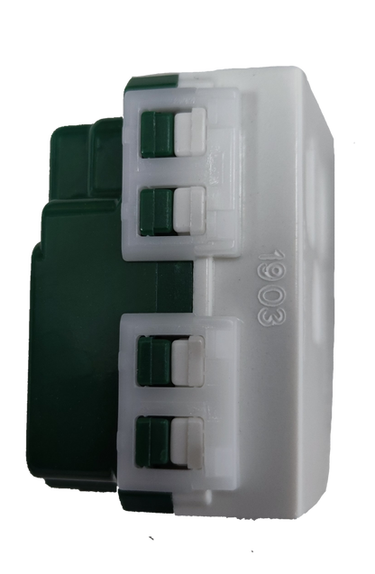Panasonic Receptacle Quick Connect Terminal 20A white and green power point connector