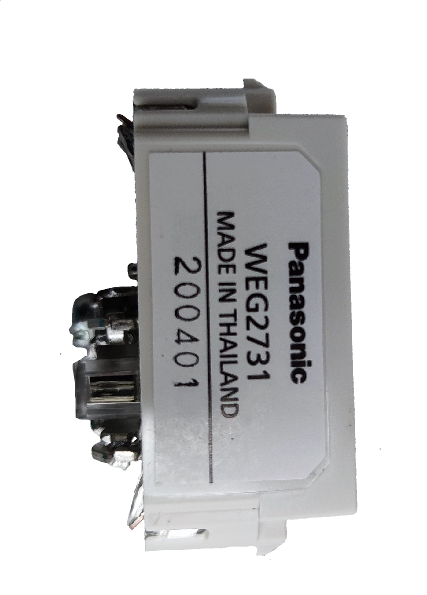Panasonic electrical circuitry part model WEG2731 with Television Outlet Thread Type for connections