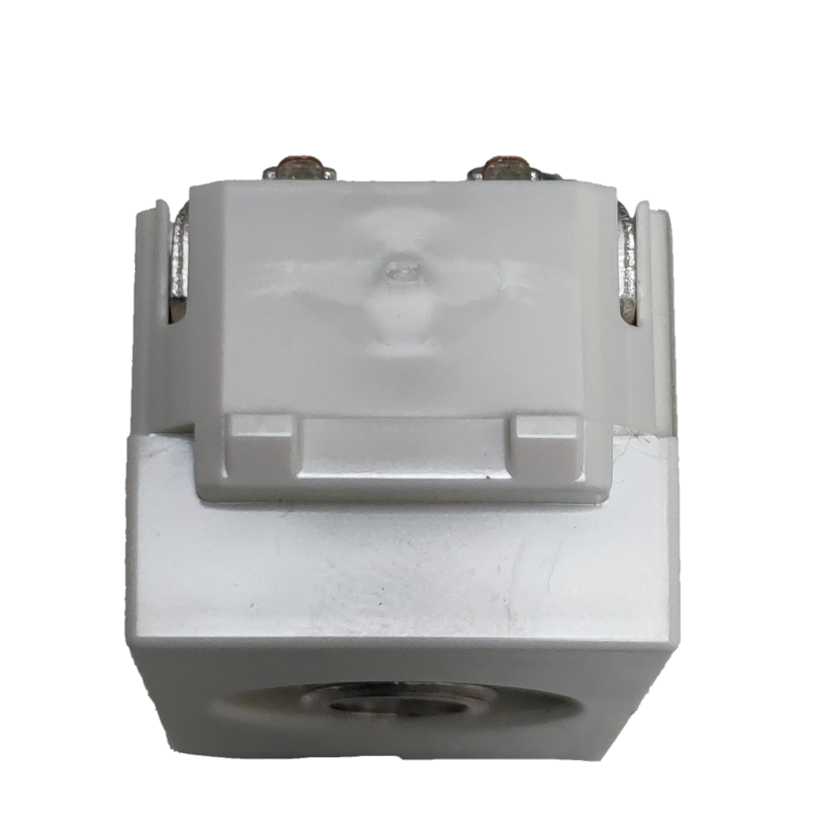 Panasonic electrical circuitry part featuring Television Outlet Thread Type in white and silver finish