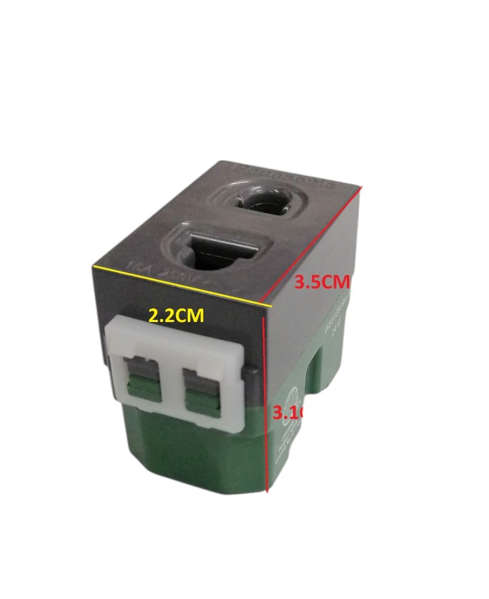 Panasonic universal outlet 16A power socket with compact design for electrical connections