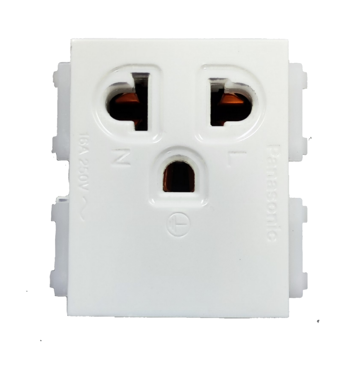 Panasonic white Universal Receptacle Quick Connect Terminal for power points and plugs