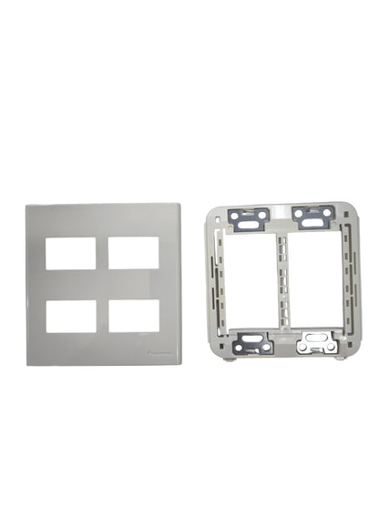 Panasonic WEG6804-1 wall plate 4 Gang with sleek design for modern installations