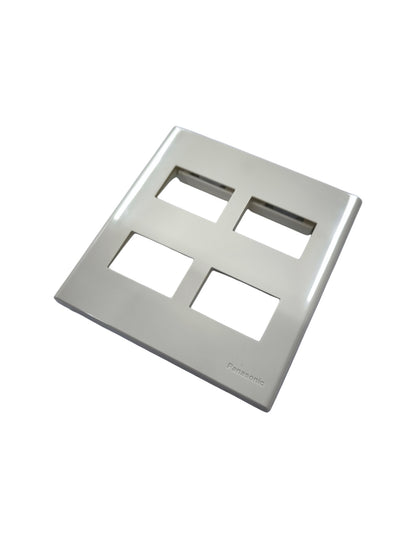 Panasonic WEG6804-1 wall plate 4 Gang for easy installation of multiple switches and outlets